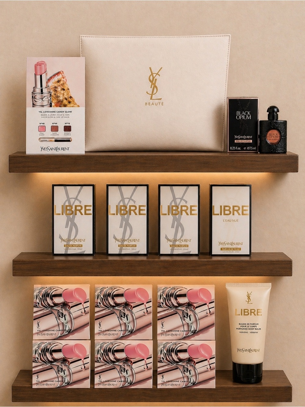 Yves Saint Laurent (YSL) Beauty Clutch 14-piece Gift Set